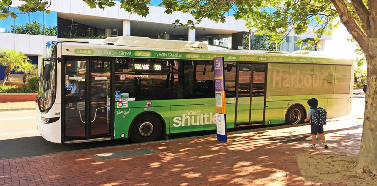 Free Wollongong shuttle bus