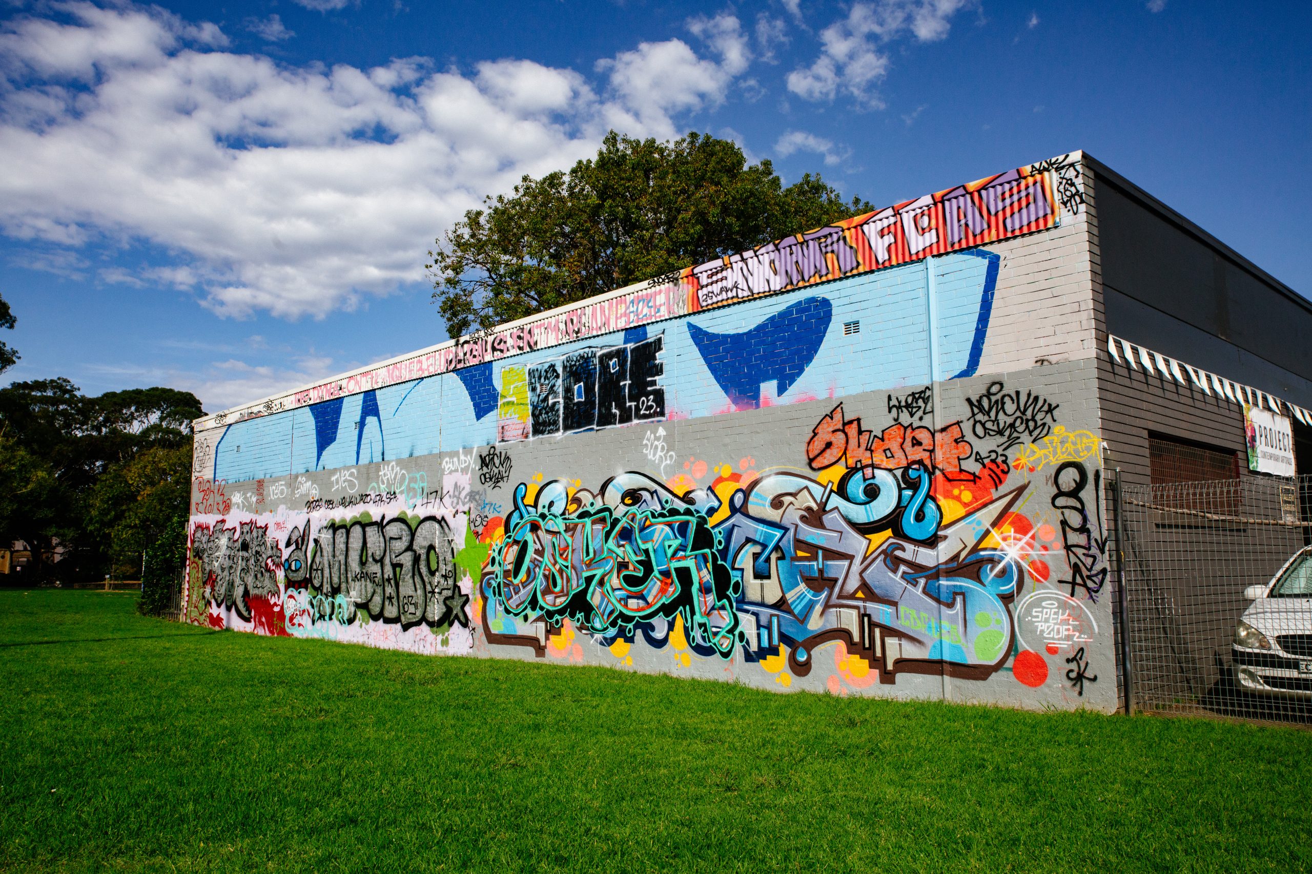Wollongong Youth Centre Grafitti Wall